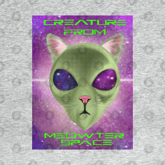 Creature from meow-ter space w/ galaxy eyes by WolfCommander